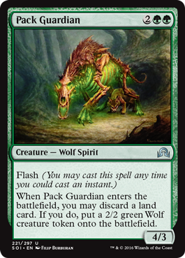 Pack Guardian (Shadows Over Innistrad) Near Mint Foil