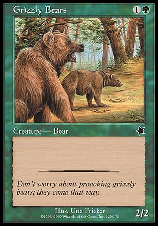 Grizzly Bears (Starter 1999) Near Mint