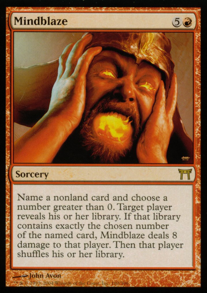 Mindblaze (Champions of Kamigawa) Near Mint Foil