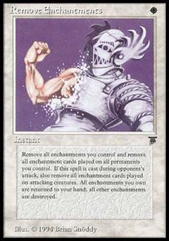 Remove Enchantments (Legends) Near Mint Italian