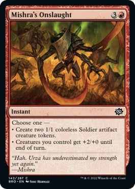 Mishra's Onslaught (The Brothers' War) Near Mint