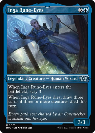 Inga Rune-Eyes (Foil Etched) (March of the Machine: Multiverse Legends) Near Mint