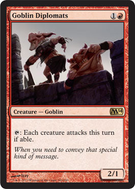 Goblin Diplomats (Magic 2014 Core Set) Near Mint Japanese