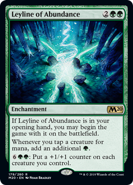 Leyline of Abundance (Magic 2020 Core Set) Near Mint