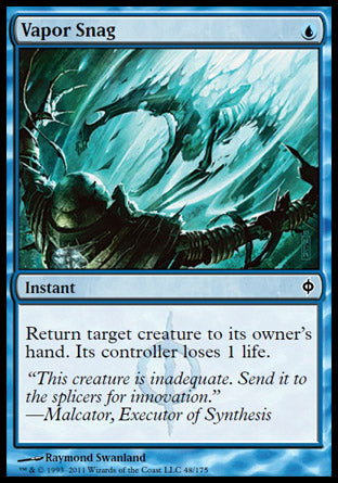 Vapor Snag (New Phyrexia) Near Mint Foil