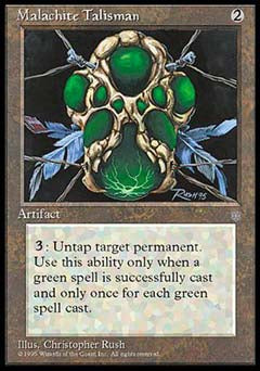 Malachite Talisman (Ice Age) Good