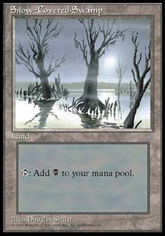 Snow-Covered Swamp (Ice Age) Light Play