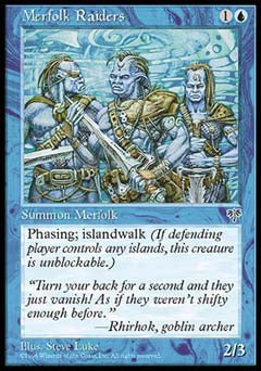 Merfolk Raiders (Mirage) Near Mint