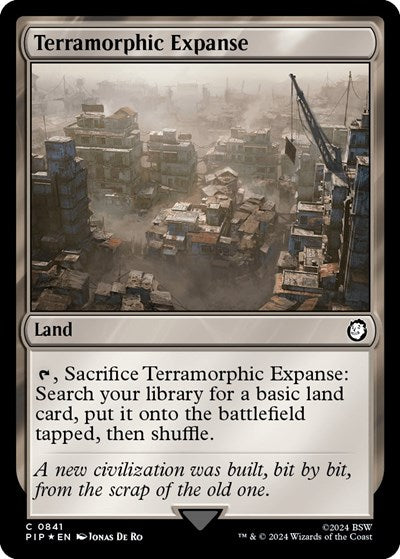 Terramorphic Expanse (Surge Foil) (Universes Beyond: Fallout) Near Mint