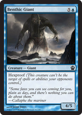 Benthic Giant (Theros) Near Mint Foil Japanese