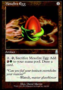 Mossfire Egg (Odyssey) Near Mint