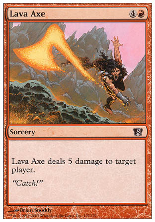 Lava Axe (8th Edition) Near Mint Foil