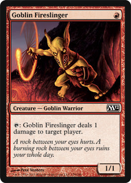 Goblin Fireslinger (Magic 2012 Core Set) Near Mint Foil