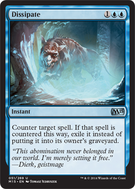 Dissipate (Magic 2015 Core Set) Near Mint Foil