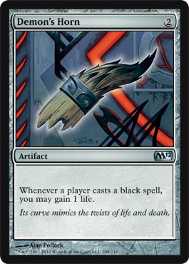 Demon's Horn (Magic 2012 Core Set) Near Mint Foil