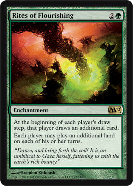 Rites of Flourishing (Magic 2012 Core Set) Near Mint