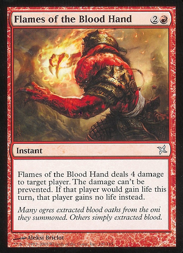 Flames of the Blood Hand (Betrayers of Kamigawa) Near Mint Foil