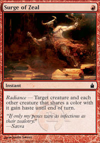 Surge of Zeal (Ravnica) Light Play Foil