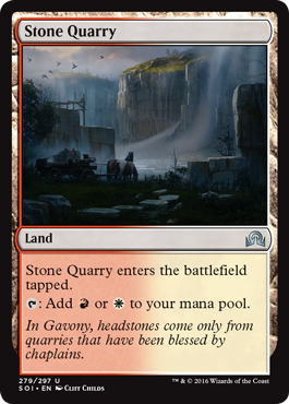 Stone Quarry (Shadows Over Innistrad) Near Mint Foil