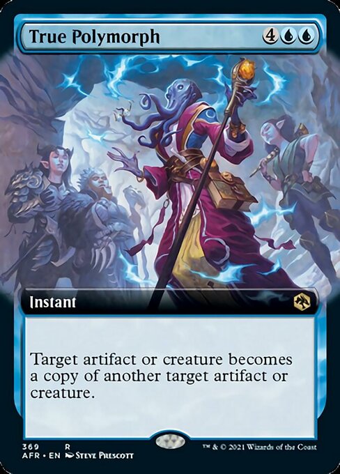 True Polymorph (Extended Art) (Adventures in the Forgotten Realms) Near Mint