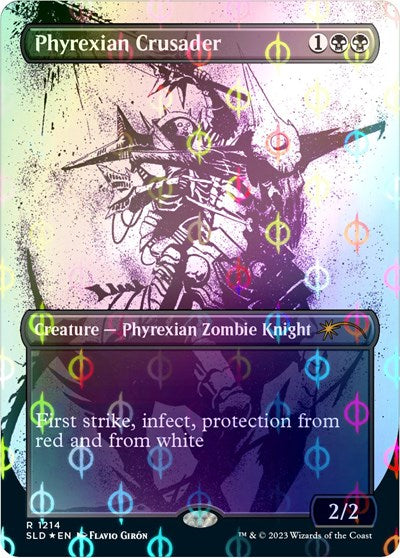 Phyrexian Crusader (Step-and-Compleat Foil) (Secret Lair) Near Mint
