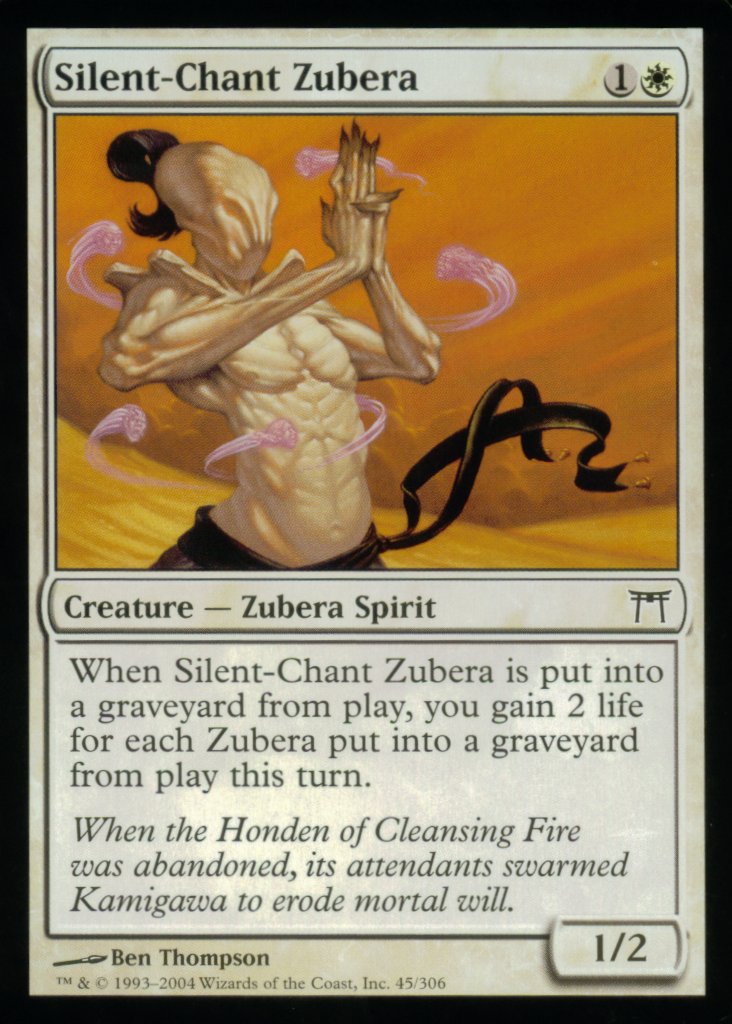 Silent-Chant Zubera (Champions of Kamigawa) Near Mint Foil