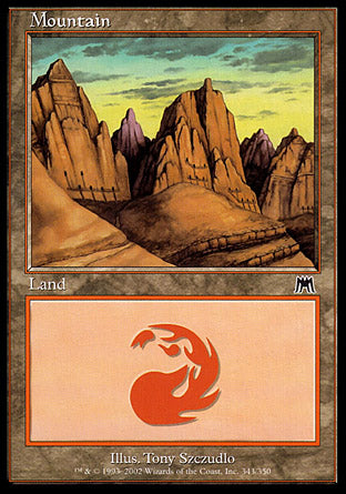 Mountain (343) (Onslaught) Good