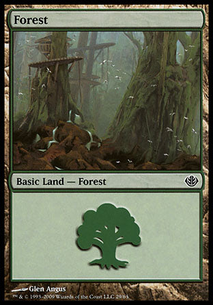 Forest (29) (Duel Decks: Garruk vs Liliana) Near Mint