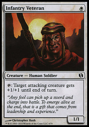 Infantry Veteran (Duel Decks: Elspeth vs Tezzeret) Near Mint