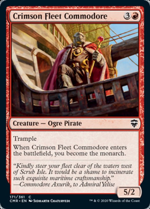 Crimson Fleet Commodore (Commander Legends) Near Mint