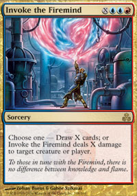 Invoke the Firemind (Guildpact) Near Mint Foil