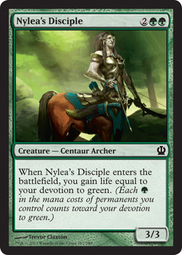 Nylea's Disciple (Theros) Near Mint Foil