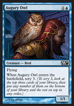 Augury Owl (Magic 2011 Core Set) Near Mint Foil
