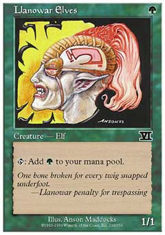 Llanowar Elves (Classic 6th Edition) Near Mint