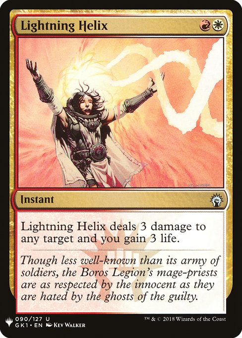 Lightning Helix (Mystery Booster) Near Mint