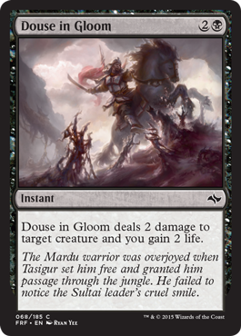 Douse in Gloom (Fate Reforged) Near Mint Foil