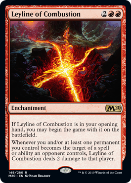 Leyline of Combustion (Magic 2020 Core Set) Near Mint