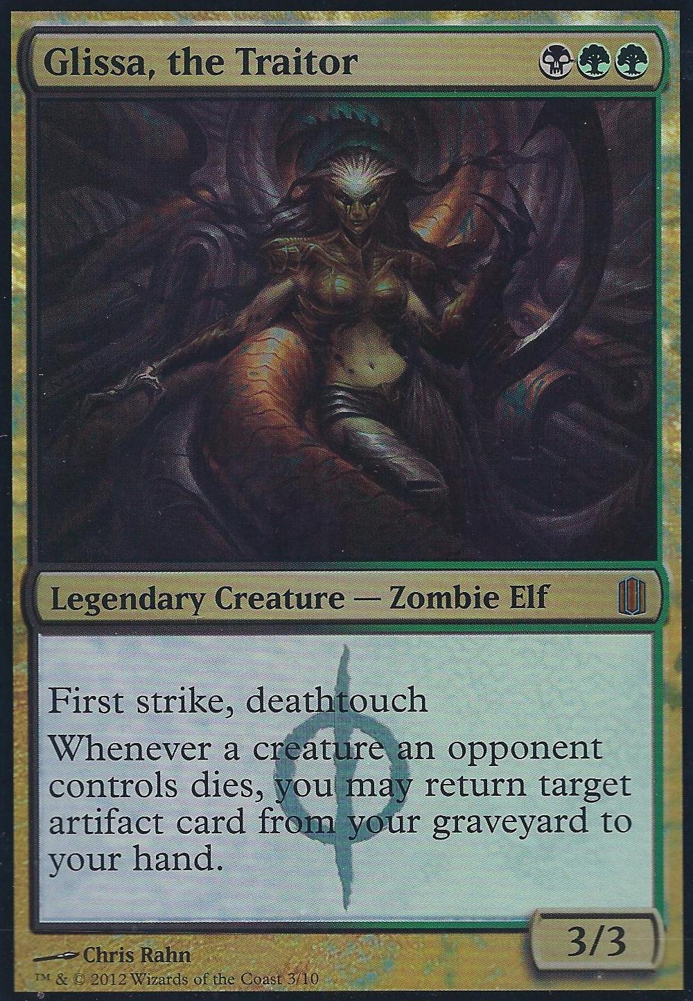 Glissa the Traitor (Oversized Foil Card) (Commander's Arsenal) Near Mint Foil