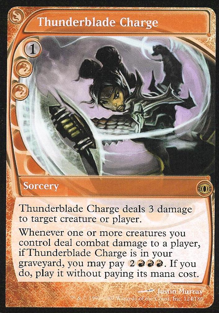 Thunderblade Charge (Futuresight) Near Mint Chinese