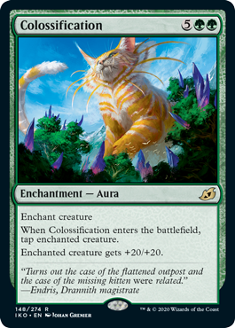 Colossification (Ikoria: Lair of Behemoths) Near Mint Foil