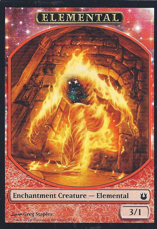 Elemental Token (Born of the Gods) Near Mint