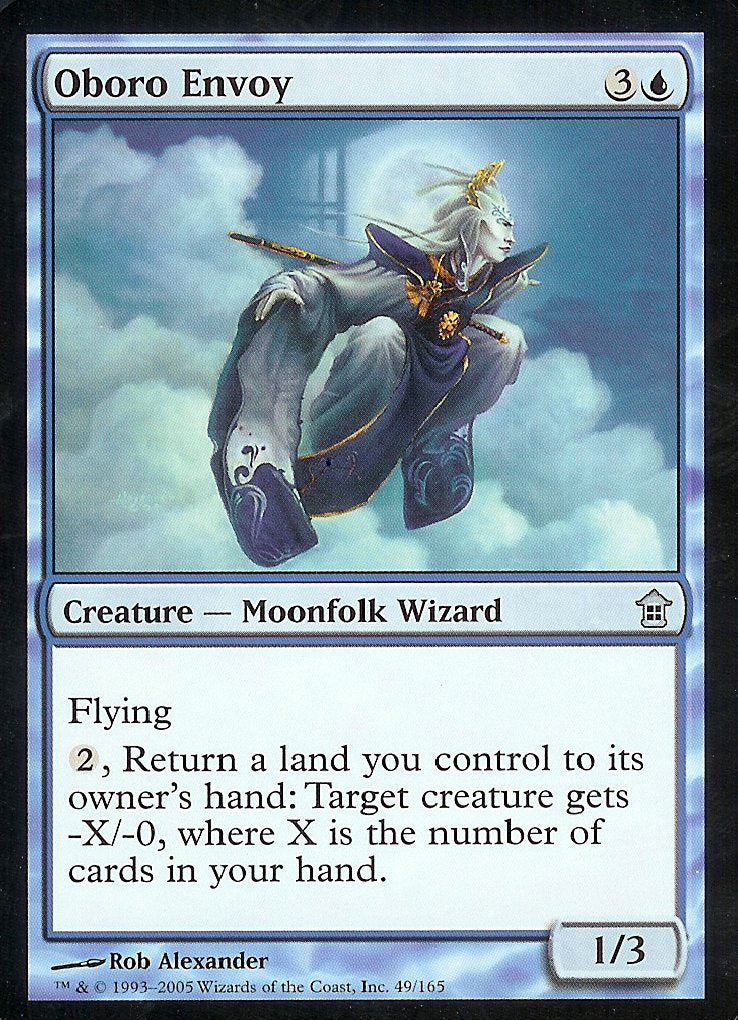 Oboro Envoy (Saviors of Kamigawa) Light Play