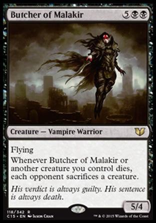 Butcher of Malakir (Commander 2015) Near Mint