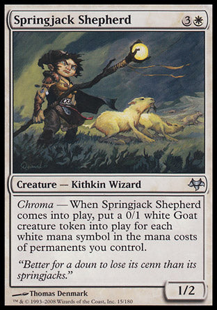 Springjack Shepherd (Eventide) Near Mint Foil