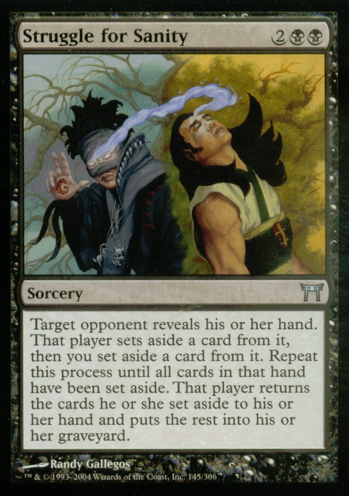 Struggle for Sanity (Champions of Kamigawa) Near Mint Foil
