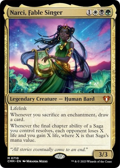 Narci, Fable Singer (Commander Masters) Near Mint