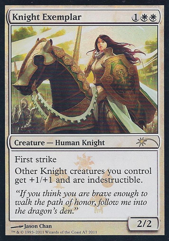Knight Exemplar (Promotional Cards) Near Mint Foil