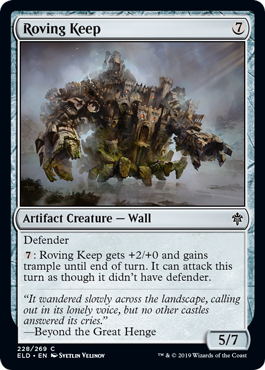 Roving Keep (Throne of Eldraine) Near Mint Foil