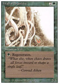 Wall of Brambles (Revised) Good