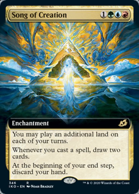 Song Of Creation (Extended Art) (Ikoria: Lair of Behemoths) Near Mint Foil